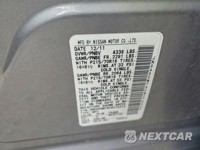 Zdjęcie 13 z 14 samochodu: 2012 NISSAN ROGUE S VIN:JN8AS5MT6CW274325 - miniatura