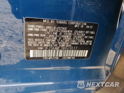 Zdjęcie 13 z 13 samochodu: 2022 SUBARU FORESTER WILDERNESS VIN:JF2SKAMC7NH519117 - miniatura