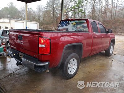 Trzecie zdjęcie samochodu z tyłu: 2018 GMC SIERRA K1500 SLE VIN:2GTV2MEC4J1103373 - miniatura