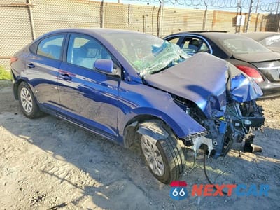 Czwarte zdjęcie samochodu z boku: 2021 HYUNDAI ACCENT SE VIN:3KPC24A68ME147438 - miniatura
