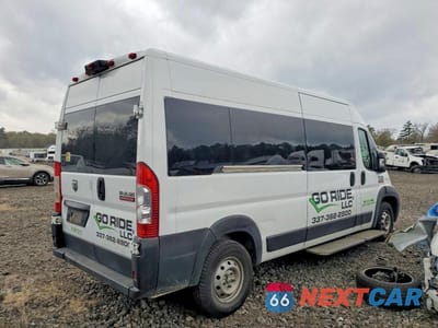 Trzecie zdjęcie samochodu z tyłu: 2021 RAM PROMASTER 2500 WHEELCHAIR VAN ** PRIOR FLEET ** VIN:3C6LRVPG7ME507517 - miniatura