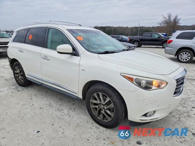 Czwarte zdjęcie samochodu z boku: 2014 INFINITI QX60 VIN:5N1AL0MM4EC532748 - miniatura