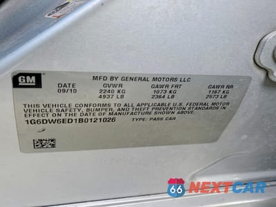 Zdjęcie 12 z 12 samochodu: 2011 CADILLAC STS LUXURY VIN:1G6DW6ED1B0121026 - miniatura