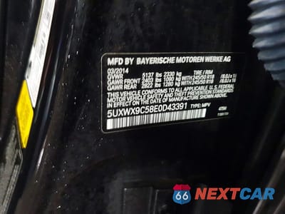Zdjęcie 13 z 13 samochodu: 2014 BMW X3 VIN:5UXWX9C58E0D43391 - miniatura