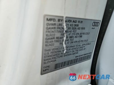 Zdjęcie 13 z 13 samochodu: 2021 AUDI Q8 PREMIUM PLUS S-LINE VIN:WA1EVAF18MD012905 - miniatura