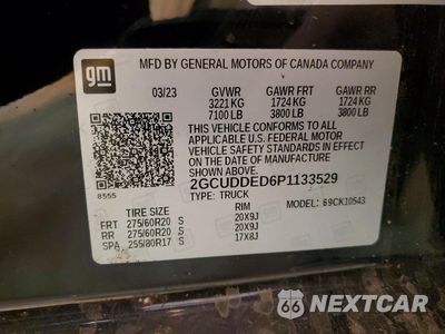 Zdjęcie 12 z 13 samochodu: 2023 CHEVROLET SILVERADO K1500 LT VIN:2GCUDDED6P1133529 - miniatura