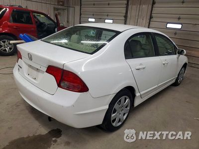 Trzecie zdjęcie samochodu z tyłu: 2007 HONDA CIVIC LX VIN:2HGFA16517H304736 - miniatura