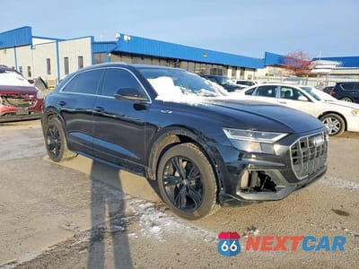 Czwarte zdjęcie samochodu z boku: 2019 AUDI Q8 PREMIUM VIN:WA1AVAF12KD040081 - miniatura