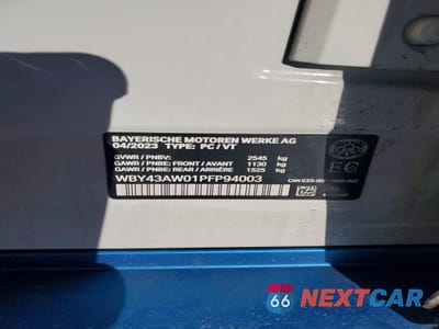 Zdjęcie 13 z 13 samochodu: 2023 BMW I4 EDRIVE35 GRAN COU VIN:WBY43AW01PFP94003 - miniatura