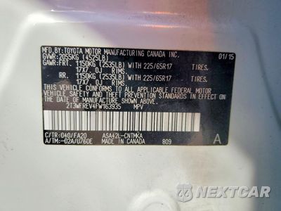 Zdjęcie 12 z 12 samochodu: 2015 TOYOTA RAV4 XLE VIN:2T3WFREV4FW163935 - miniatura