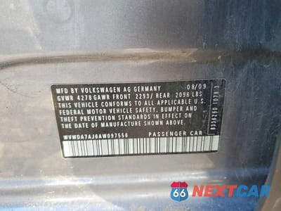 Zdjęcie 12 z 12 samochodu: 2010 VOLKSWAGEN GOLF VIN:WVWDA7AJ6AW097556 - miniatura