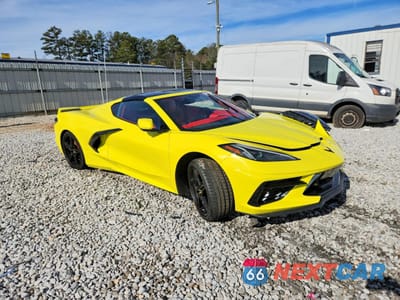 Czwarte zdjęcie samochodu z boku: 2023 CHEVROLET CORVETTE STINGRAY 3LT VIN:1G1YC2D41P5126523 - miniatura