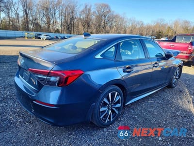 Trzecie zdjęcie samochodu z tyłu: 2022 HONDA CIVIC EX VIN:JHMFE1F7XNX001885 - miniatura