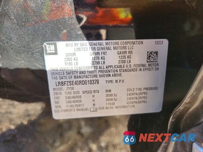 Zdjęcie 13 z 13 samochodu: 2024 BUICK ENVISION AVENIR VIN:LRBFZSE40RD018378 - miniatura
