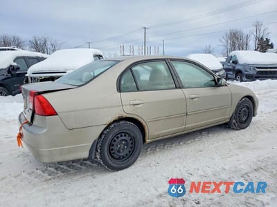 Trzecie zdjęcie samochodu z tyłu: 2005 HONDA CIVIC LX VIN:2HGES16665H034935 - miniatura