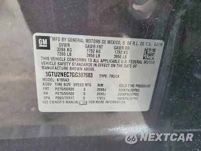 Zdjęcie 12 z 13 samochodu: 2016 GMC SIERRA K1500 SLT VIN:3GTU2NEC7GG307683 - miniatura