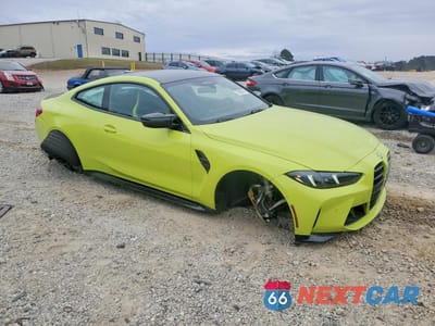 Czwarte zdjęcie samochodu z boku: 2025 BMW M4 COMPETITION VIN:WBS23HK03SCT26638 - miniatura