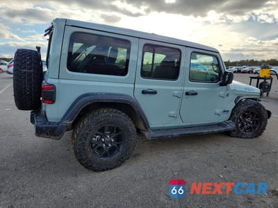 Trzecie zdjęcie samochodu z tyłu: 2024 JEEP WRANGLER 4XE VIN:1C4RJXN63RW342224 - miniatura
