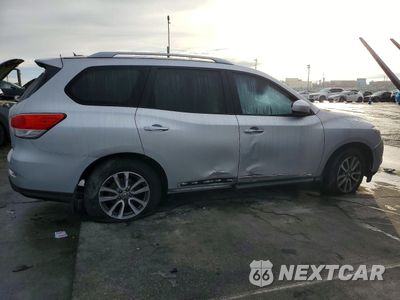Trzecie zdjęcie samochodu z tyłu: 2014 NISSAN PATHFINDER S VIN:5N1AR2MN1EC620563 - miniatura