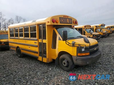 2010 CHEVROLET EXPRESS SCHOOL BUS 1GB9G5AG5A1166350 - główne zdjęcie licytacji z USA - miniatura