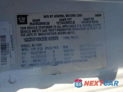 Zdjęcie 13 z 13 samochodu: 2005 CHEVROLET ASTRO VAN UTILITY / SERVICE VAN VIN:1GCDM19X85B109829 - miniatura