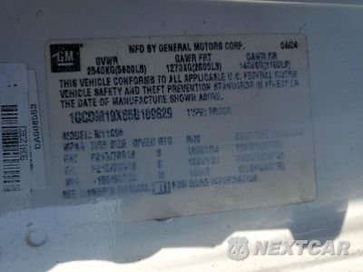 Zdjęcie 13 z 13 samochodu: 2005 CHEVROLET ASTRO VAN UTILITY / SERVICE VAN VIN:1GCDM19X85B109829 - miniatura