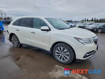 Czwarte zdjęcie samochodu z boku: 2015 ACURA MDX TECHNOLOGY VIN:5FRYD4H45FB024549 - miniatura