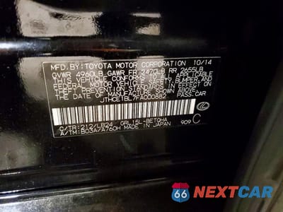 Zdjęcie 12 z 12 samochodu: 2015 LEXUS GS 350 BASE VIN:JTHCE1BL7FA000882 - miniatura