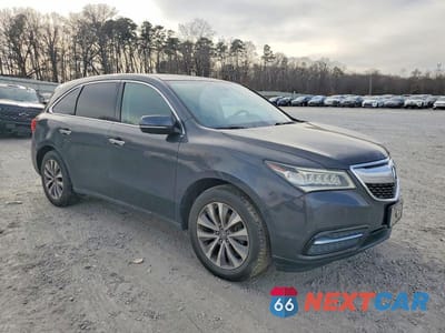 Czwarte zdjęcie samochodu z boku: 2016 ACURA MDX TECHNOLOGY VIN:5FRYD4H40GB008650 - miniatura