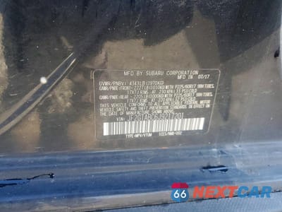 Zdjęcie 14 z 14 samochodu: 2018 SUBARU CROSSTREK PREMIUM VIN:JF2GTABC6J9217201 - miniatura