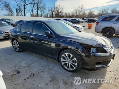 Czwarte zdjęcie samochodu z boku: 2014 HONDA ACCORD SPORT VIN:1HGCR2F56EA302753 - miniatura