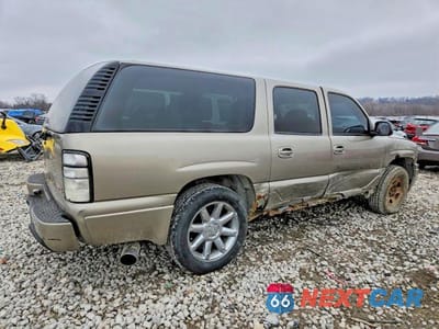 Trzecie zdjęcie samochodu z tyłu: 2003 GMC YUKON XL DENALI VIN:1GKFK66U13J273405 - miniatura