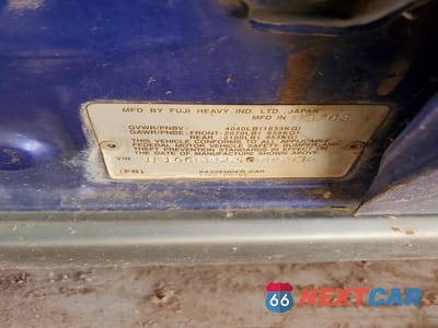 Zdjęcie 12 z 12 samochodu: 2004 SUBARU IMPREZA OUTBACK SPORT VIN:JF1GG68554G805976 - miniatura