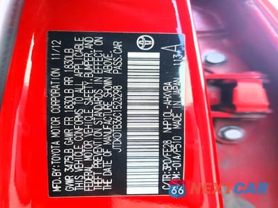 Zdjęcie 12 z 12 samochodu: 2012 TOYOTA PRIUS C VIN:JTDKDTB36C1523298 - miniatura