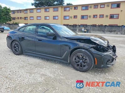 Czwarte zdjęcie samochodu z boku: 2025 BMW I4 EDRIVE 40 VIN:WBY23HD07SFU38716 - miniatura