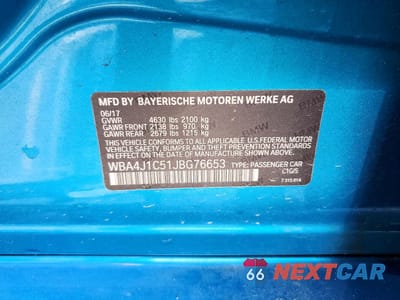 Zdjęcie 12 z 13 samochodu: 2018 BMW 430I GRAN COUPE VIN:WBA4J1C51JBG76653 - miniatura