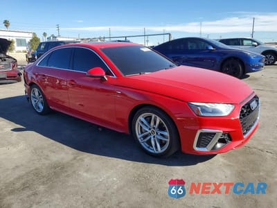 Czwarte zdjęcie samochodu z boku: 2023 AUDI A4 PREMIUM PLUS 45 VIN:WAUEAAF40PN009522 - miniatura