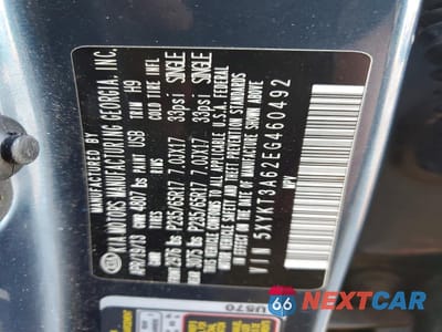 Zdjęcie 13 z 13 samochodu: 2014 KIA SORENTO LX VIN:5XYKT3A62EG460492 - miniatura