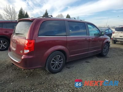 Trzecie zdjęcie samochodu z tyłu: 2017 DODGE GRAND CARAVAN SXT VIN:2C4RDGCG6HR671624 - miniatura