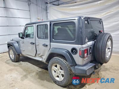 Drugie zdjęcie samochodu z przodu: 2021 JEEP WRANGLER UNLIMITED SPORT VIN:1C4HJXDNXMW508008 - miniatura