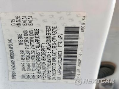 Zdjęcie 13 z 14 samochodu: 2016 HONDA CR-V LX VIN:5J6RM4H3XGL004173 - miniatura