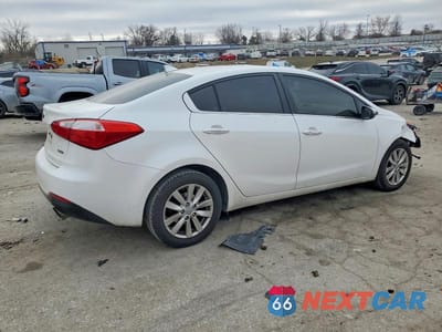Trzecie zdjęcie samochodu z tyłu: 2014 KIA FORTE EX VIN:KNAFX4A82E5172328 - miniatura
