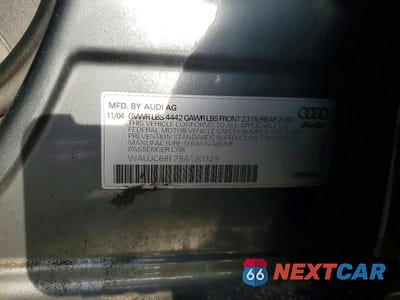 Zdjęcie 12 z 12 samochodu: 2005 AUDI A4 1.8T VIN:WAUJC68E25A120329 - miniatura