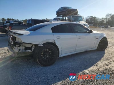Trzecie zdjęcie samochodu z tyłu: 2021 DODGE CHARGER SCAT PACK VIN:2C3CDXGJ3MH620713 - miniatura