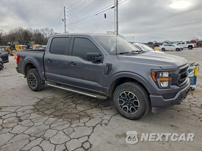Czwarte zdjęcie samochodu z boku: 2023 FORD F150 SUPERCREW VIN:1FTEW1EP7PKE19512 - miniatura