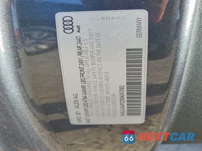 Zdjęcie 12 z 13 samochodu: 2021 AUDI A5 PRESTIGE 45 VIN:WAUUAAF52MA047082 - miniatura