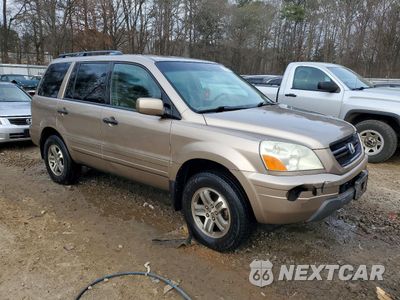 Czwarte zdjęcie samochodu z boku: 2004 HONDA PILOT EXL VIN:2HKYF18524H560277 - miniatura