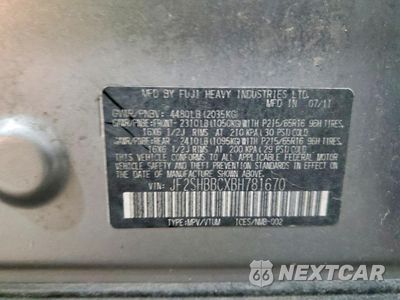 Zdjęcie 13 z 13 samochodu: 2011 SUBARU FORESTER 2.5X VIN:JF2SHBBCXBH781670 - miniatura