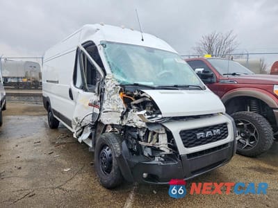Czwarte zdjęcie samochodu z boku: 2021 RAM PROMASTER 3500 3500 HIGH VIN:3C6MRVJG4ME568093 - miniatura