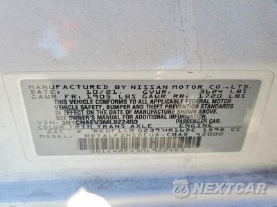 Zdjęcie 13 z 13 samochodu: 2021 NISSAN VERSA SV VIN:3N1CN8EV3ML922453 - miniatura